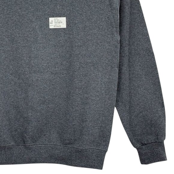 Athletic Works Men's Fleece Dark Gray Sweatshirt S (34-36) Moisture Wicking NWT - Picture 5 of 10